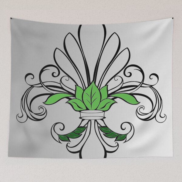 Item preview, Flor de lis with color graphic design print designed and sold by dcrc.