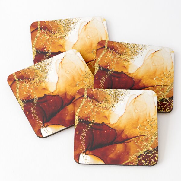 Item preview, Abstract Gold Orange Brown Autumn Tones designed and sold by Harman83.
