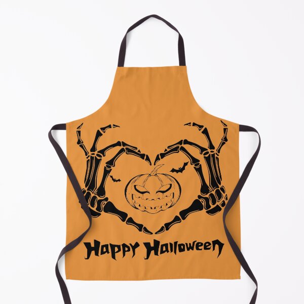 Item preview, Happy Halloween Jack-O'-Lantern Pumpkin Love Skeleton designed and sold by PrintWizardArt.