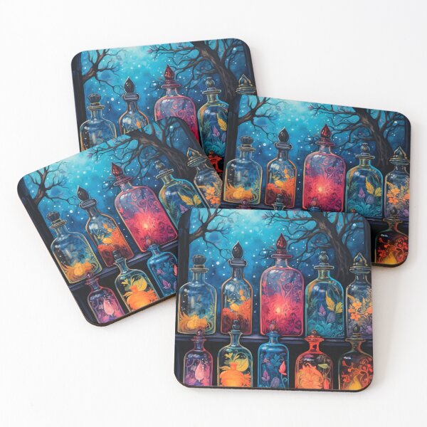 Item preview, Garden vases and bottles 7 designed and sold by Red Witch Art.
