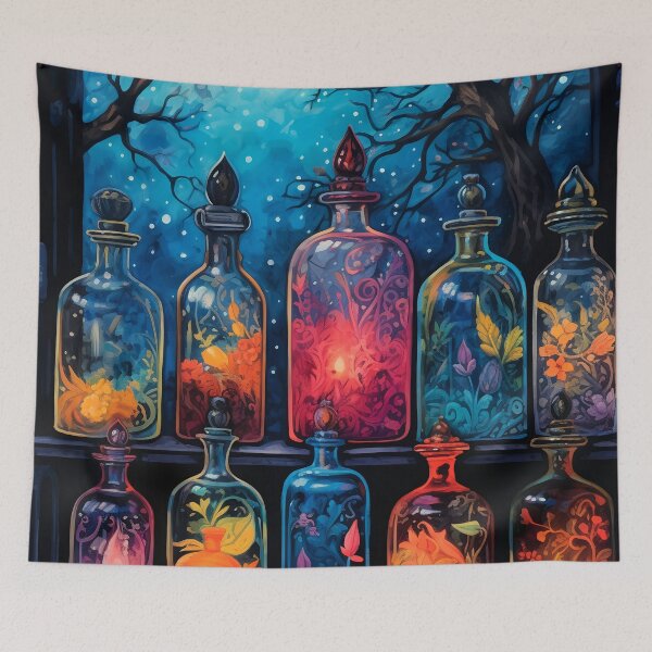 Item preview, Garden vases and bottles 7 designed and sold by Red Witch Art.