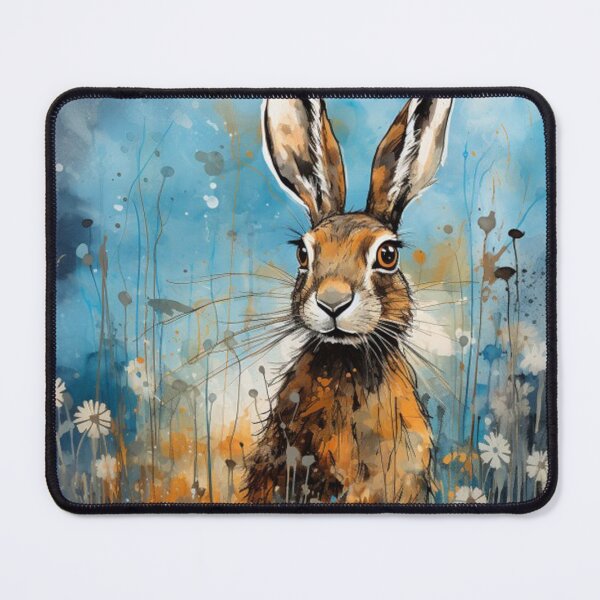 Item preview, blue hare designed and sold by aghnadarragh.