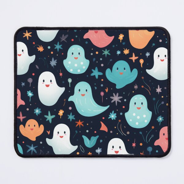 Item preview, Happy positive ghosts pattern designed and sold by SmileshareShop.