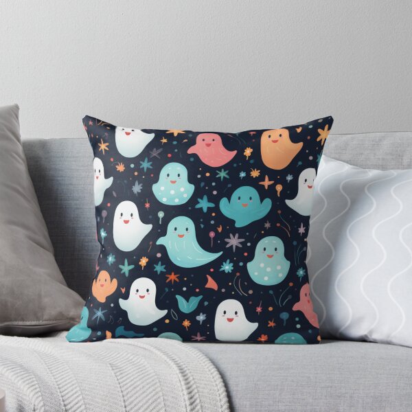 Item preview, Happy positive ghosts pattern designed and sold by SmileshareShop.