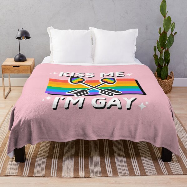 Item preview, Kiss Me, I'm Gay Funny LGBTQ+ [Limited Edition] designed and sold by Harmonick-Tees.