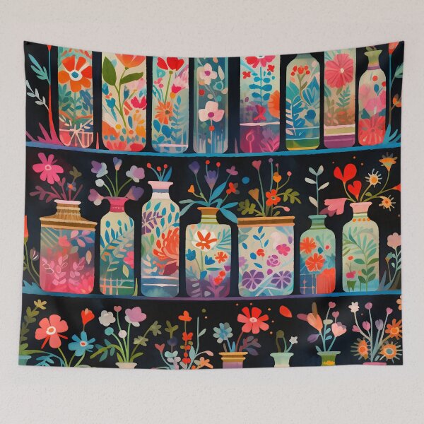Item preview, Garden vases and bottles 8 designed and sold by Red Witch Art.