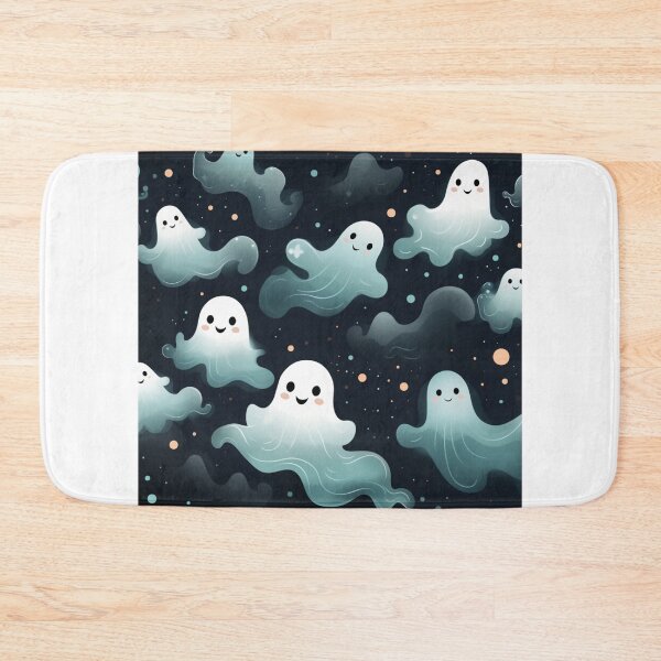 Item preview, Positive little scary ghosts pattern designed and sold by SmileshareShop.