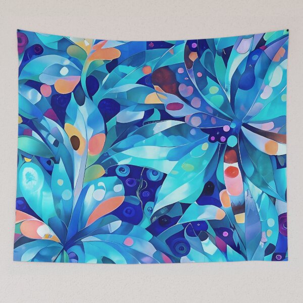 Item preview, Blue Botanical  designed and sold by Dana Roper.