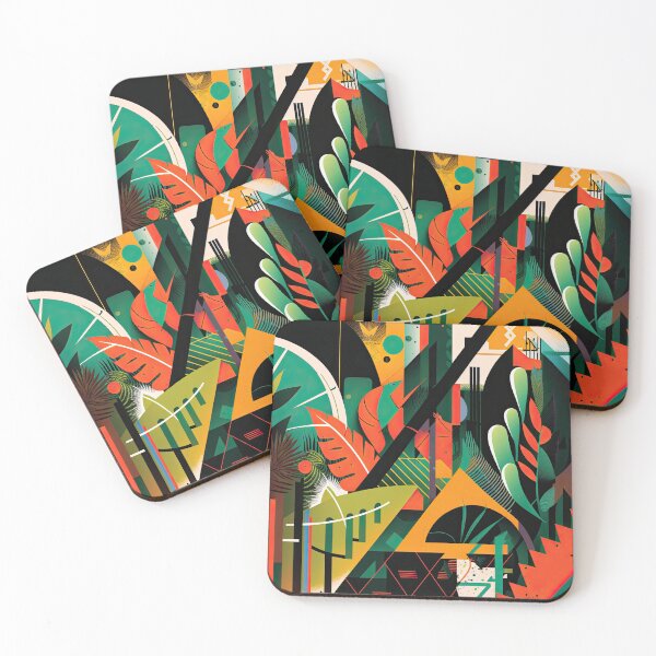 Item preview, African Jungle Bauhaus Design designed and sold by ArtificialGenes.