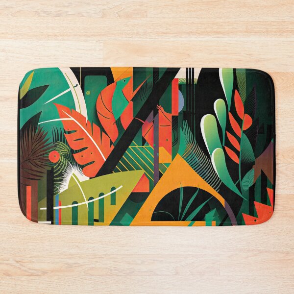 Item preview, African Jungle Bauhaus Design designed and sold by ArtificialGenes.