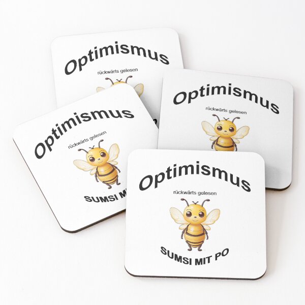 Item preview, Optimism read backwards Sumsi with Po designed and sold by Shirts-by-JD.