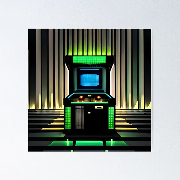 Item preview, Retro pixel arcade parlour unit. designed and sold by shaynetwright.