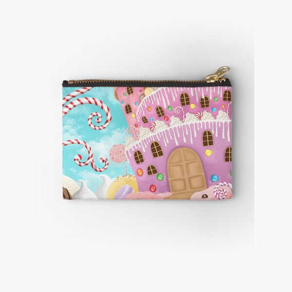 Item preview, Magic cake and candy castle illustration. Fantasy sweets wonderworld background. Desserts dream landscape designed and sold by likapix.