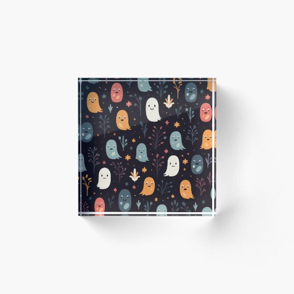 Item preview, Happy ghosts pattern for kids designed and sold by SmileshareShop.