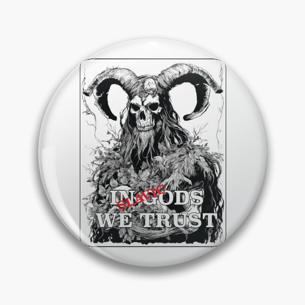 Item preview, Slavic Leshy with human skull - In Slavic Gods we Trust designed and sold by 3INSTUDIO.