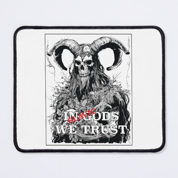 Item preview, Slavic Leshy with human skull - In Slavic Gods we Trust designed and sold by 3INSTUDIO.