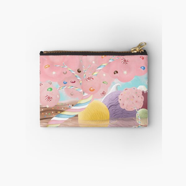 Item preview, Candy land fantasy background. Sweets world landscape. Marshmallow tree, chocolate milk river, ice cream islands designed and sold by likapix.