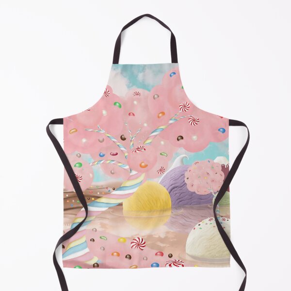Item preview, Candy land fantasy background. Sweets world landscape. Marshmallow tree, chocolate milk river, ice cream islands designed and sold by likapix.