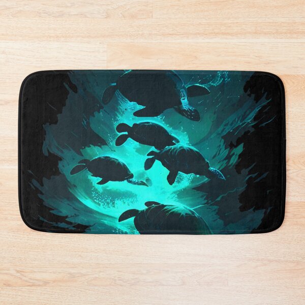Item preview, Cute Swimming Sea Turtles designed and sold by HideTheInsanity.