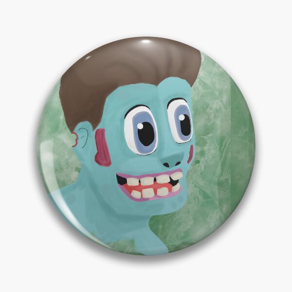 Item preview, smiling zombie designed and sold by drageklo.
