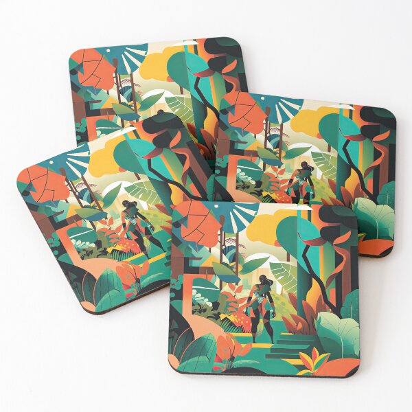 Item preview, African Jungle Bauhaus Design designed and sold by ArtificialGenes.