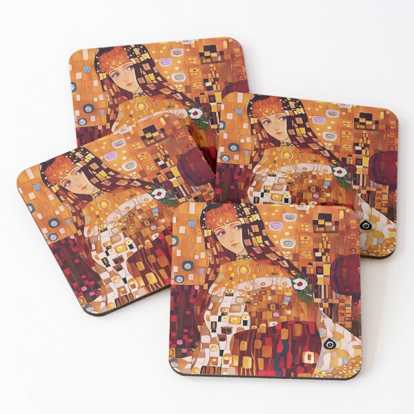 Item preview, Klimt Style Girl with Red Hair  designed and sold by Dana Roper.