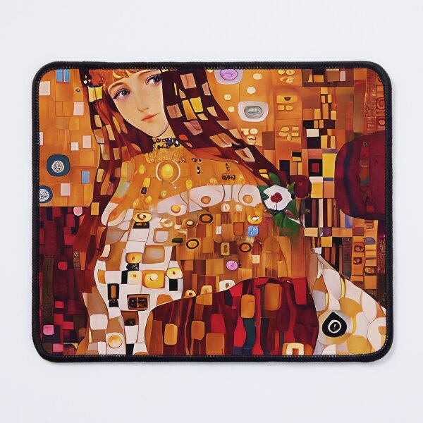 Item preview, Klimt Style Girl with Red Hair  designed and sold by Dana Roper.