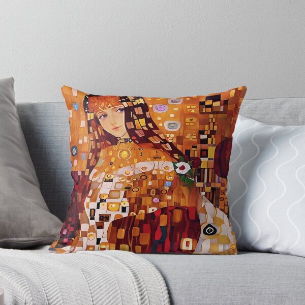 Item preview, Klimt Style Girl with Red Hair  designed and sold by Dana Roper.