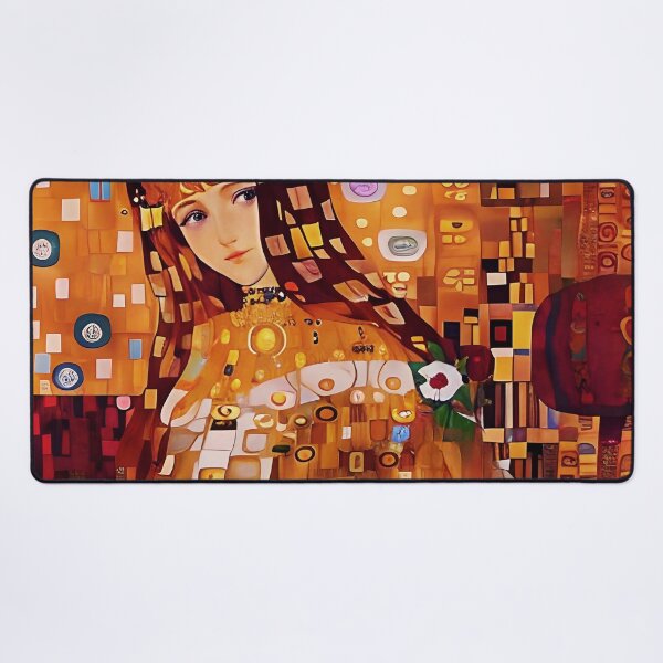 Item preview, Klimt Style Girl with Red Hair  designed and sold by Dana Roper.
