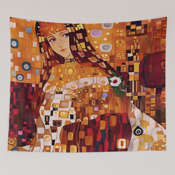 Item preview, Klimt Style Girl with Red Hair  designed and sold by Dana Roper.