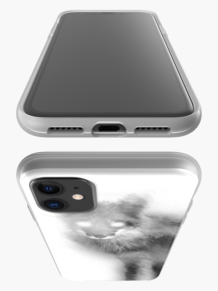 Alternate view of Double Exposure Fox iPhone Case & Cover