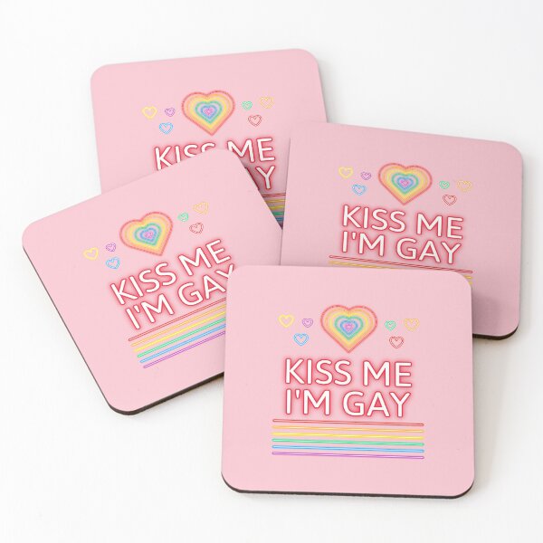Item preview, Kiss Me, I'm Gay Funny LGBTQ+ [Limited Edition] designed and sold by Harmonick-Tees.