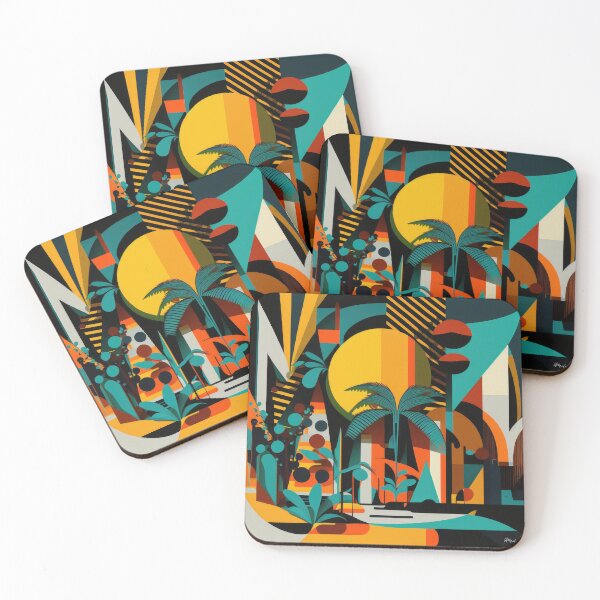 Item preview, African Jungle Bauhaus Design designed and sold by ArtificialGenes.