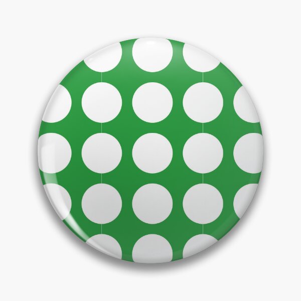 Item preview, Retro white dots on green designed and sold by knappidesign.