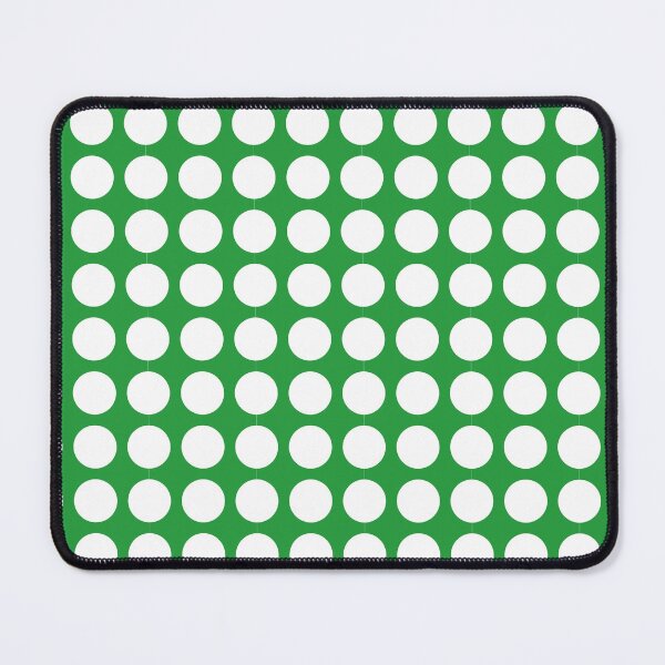 Item preview, Retro white dots on green designed and sold by knappidesign.