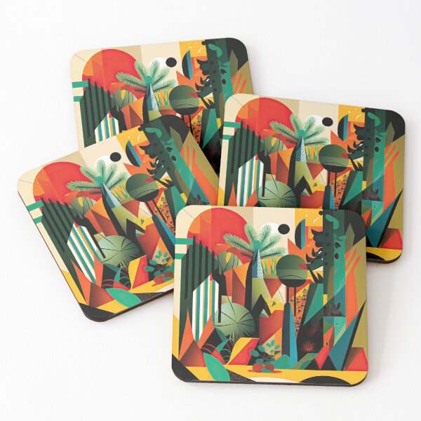 Item preview, African Jungle Bauhaus Design designed and sold by ArtificialGenes.