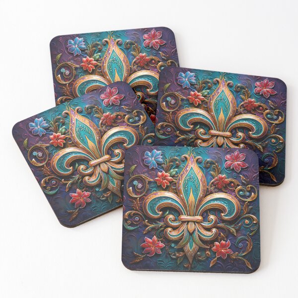 Item preview, Fleur de lis digital print designed and sold by dcrc.