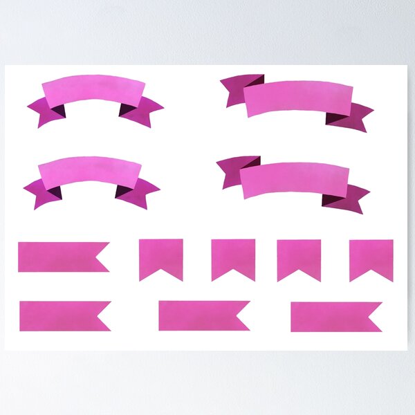 Item preview, Fuchsia headers and flags designed and sold by RuriIbara.