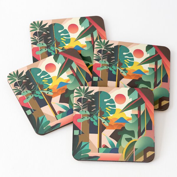 Item preview, African Jungle Bauhaus Design designed and sold by ArtificialGenes.