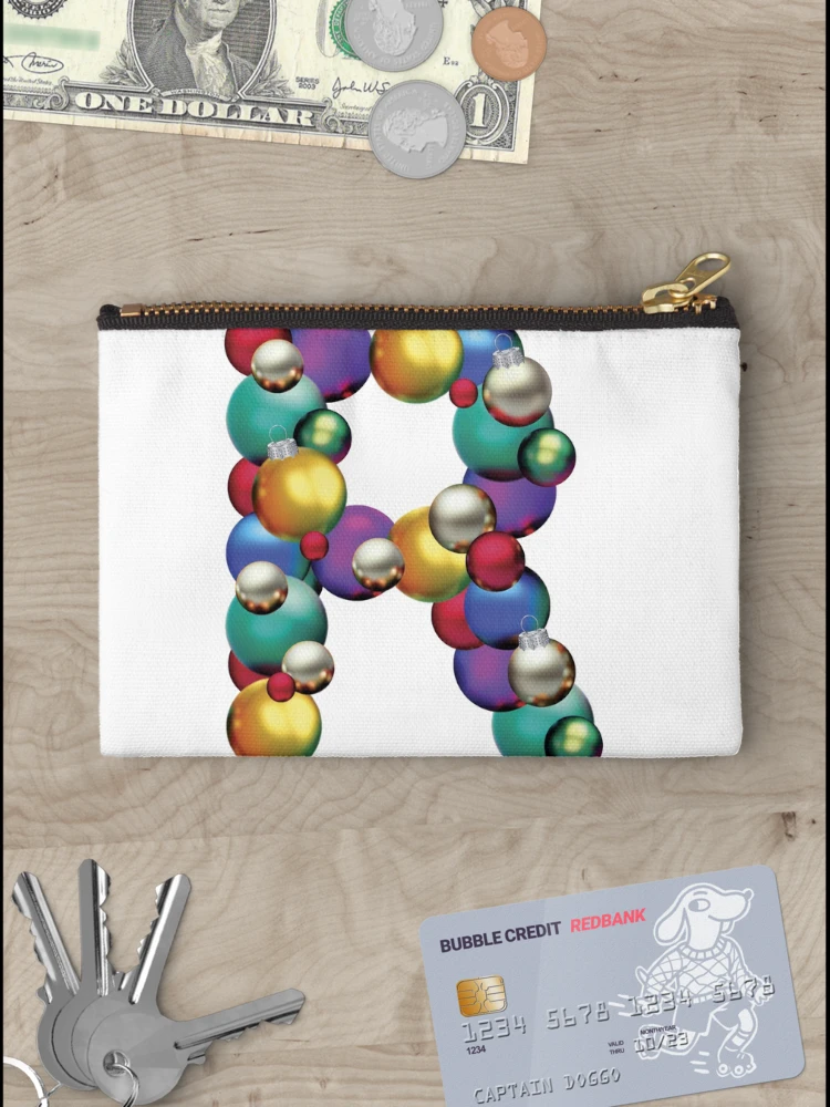Thumbnail 3 of 4, Zipper Pouch, CHRISTMAS LETTER R designed and sold by ART-TYPE.