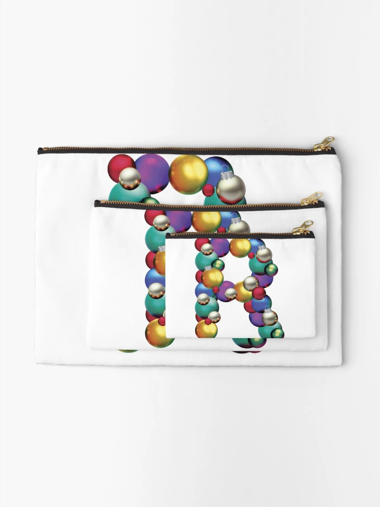 Thumbnail 2 of 4, Zipper Pouch, CHRISTMAS LETTER R designed and sold by ART-TYPE.