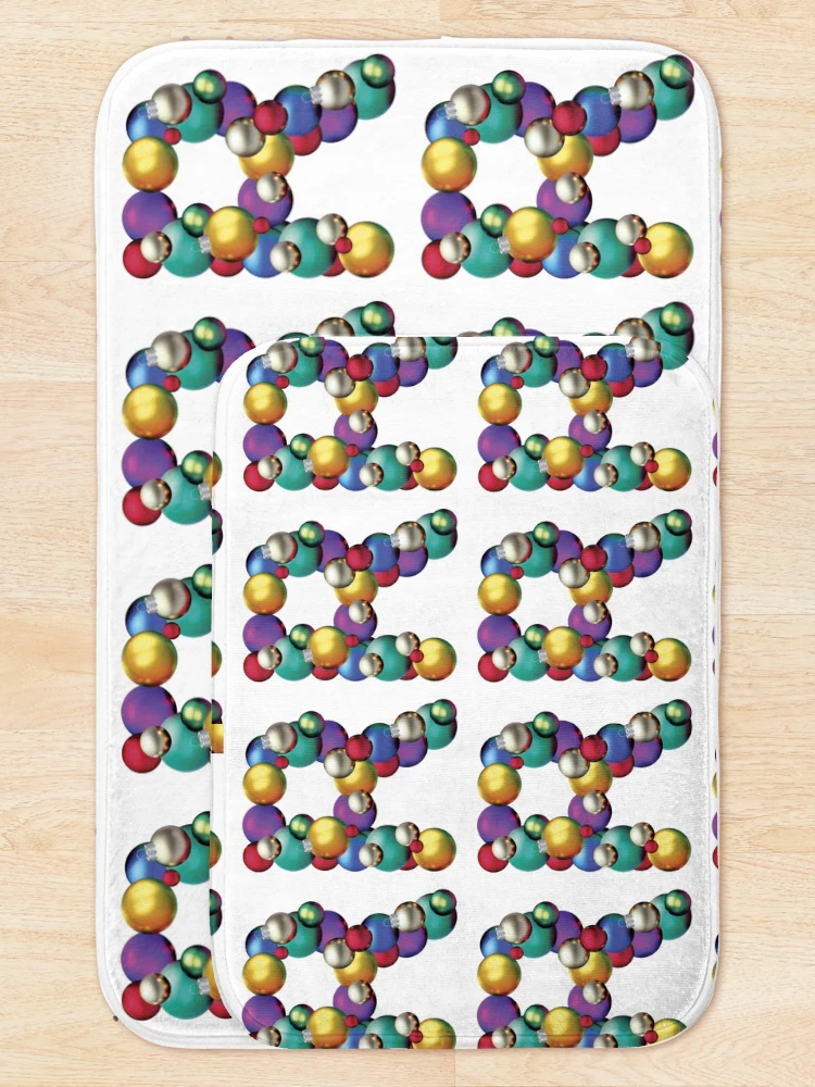 Thumbnail 5 of 6, Bath Mat, CHRISTMAS LETTER R designed and sold by ART-TYPE.