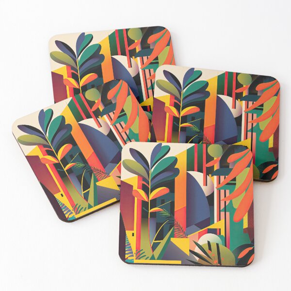 Item preview, African Jungle Bauhaus Design designed and sold by ArtificialGenes.