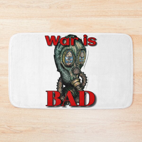 Item preview, Atomic blast in reflection of a gas mask with the inscription designed and sold by Lucky Day Shop 777.
