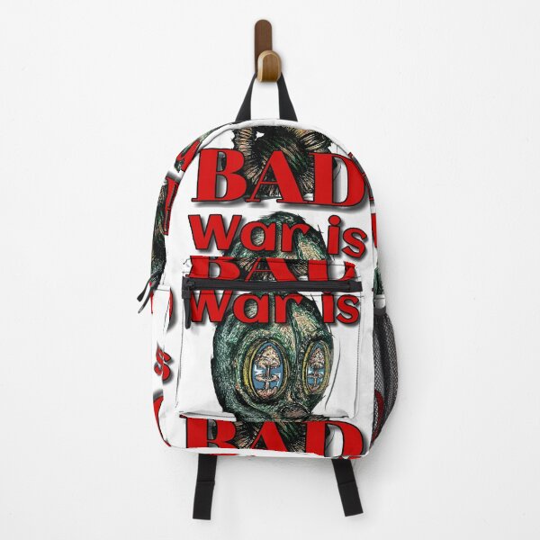 Item preview, Atomic blast in reflection of a gas mask with the inscription designed and sold by Lucky Day Shop 777.