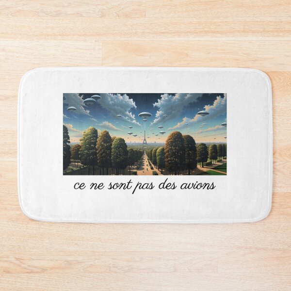 Item preview, UFOs over Paris - Magritte designed and sold by Totalthrive.