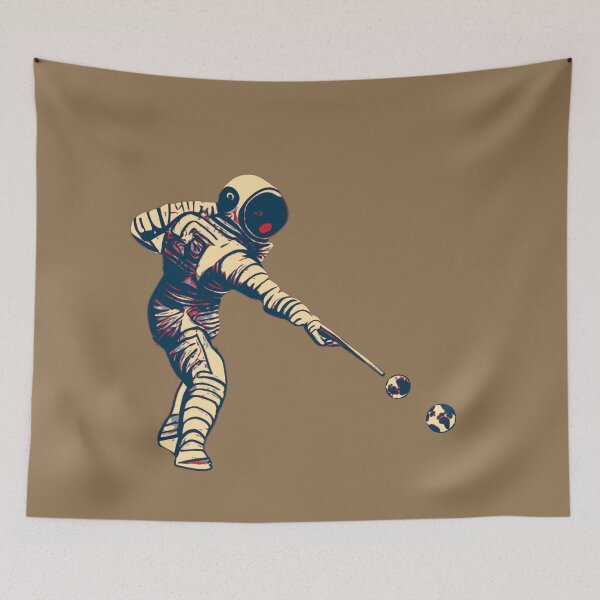 Item preview, Astronaut Playing Pool With Planets designed and sold by TrueArtsStore.