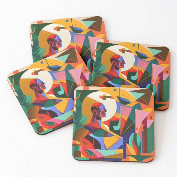 Item preview, African Jungle Bauhaus Design designed and sold by ArtificialGenes.