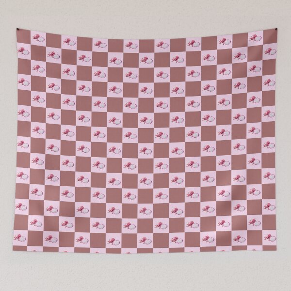 Item preview, Dragonfruit checker pattern designed and sold by AnnaE-Designs.