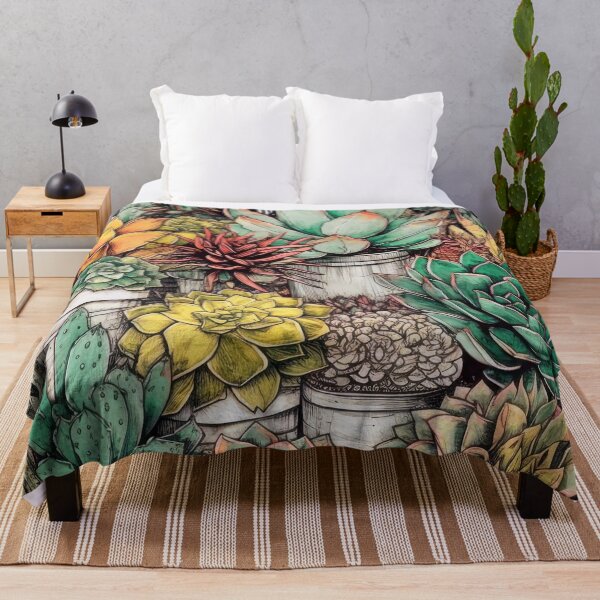 Item preview, Succulents botanical pattern 27 #cacti designed and sold by JBJart.